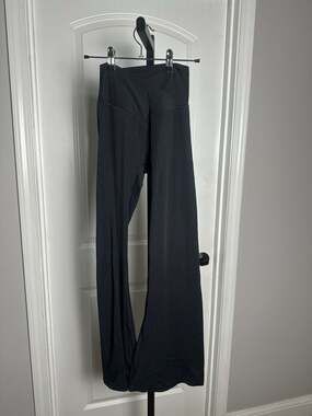 Sunzel Women's Crossover High Waisted Wide Leg Yoga Pants Black Size XS#212